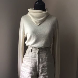 Vintage Wool & Angora Sweater | Belford | S, Cream